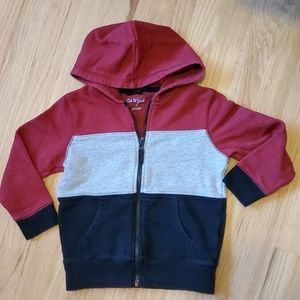 🍭Boys Cat & Jack 4T zip up hoodie with pockets